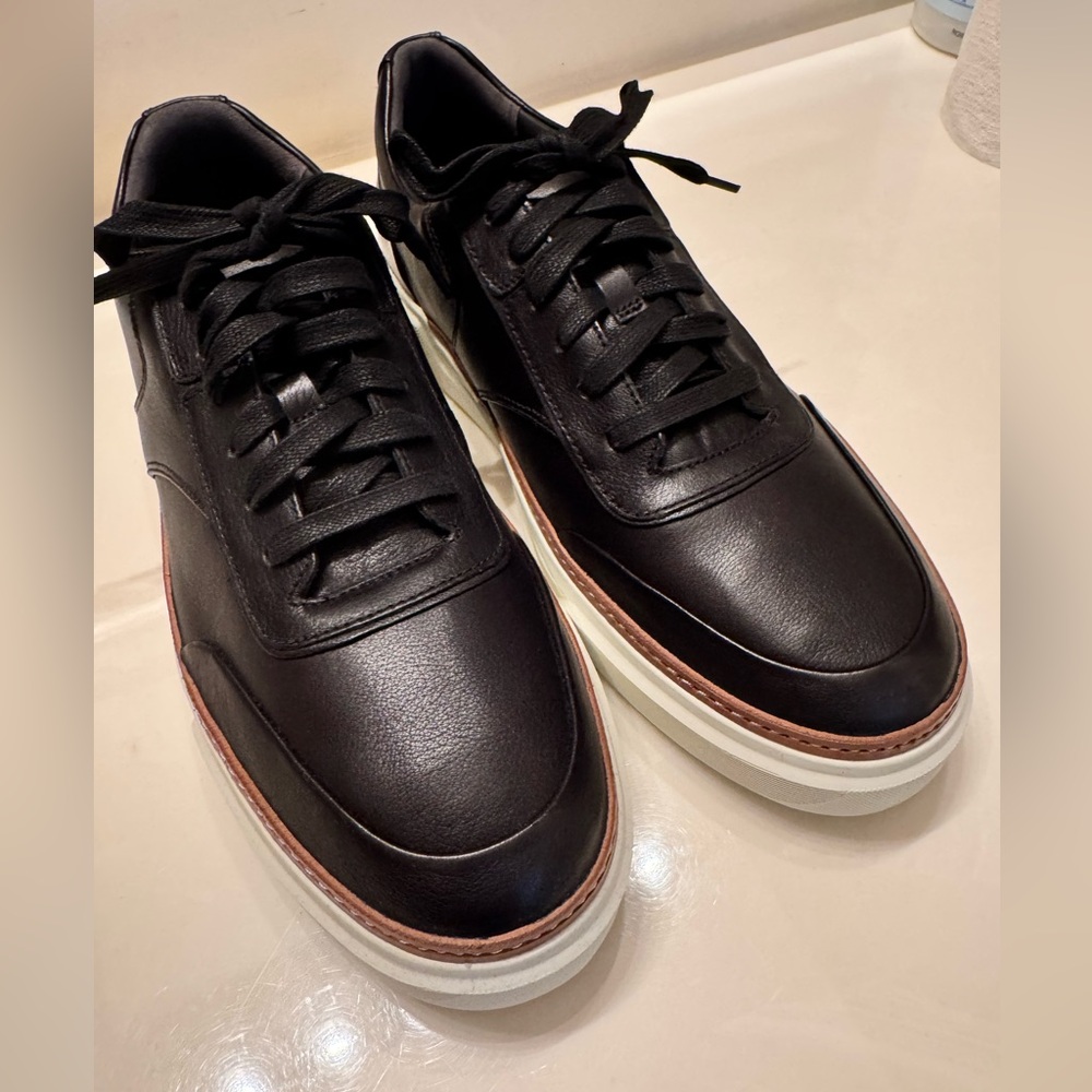 Allen Edmonds Burke Laceup Sneaker, Black, 10.5 E (wide), Brand New